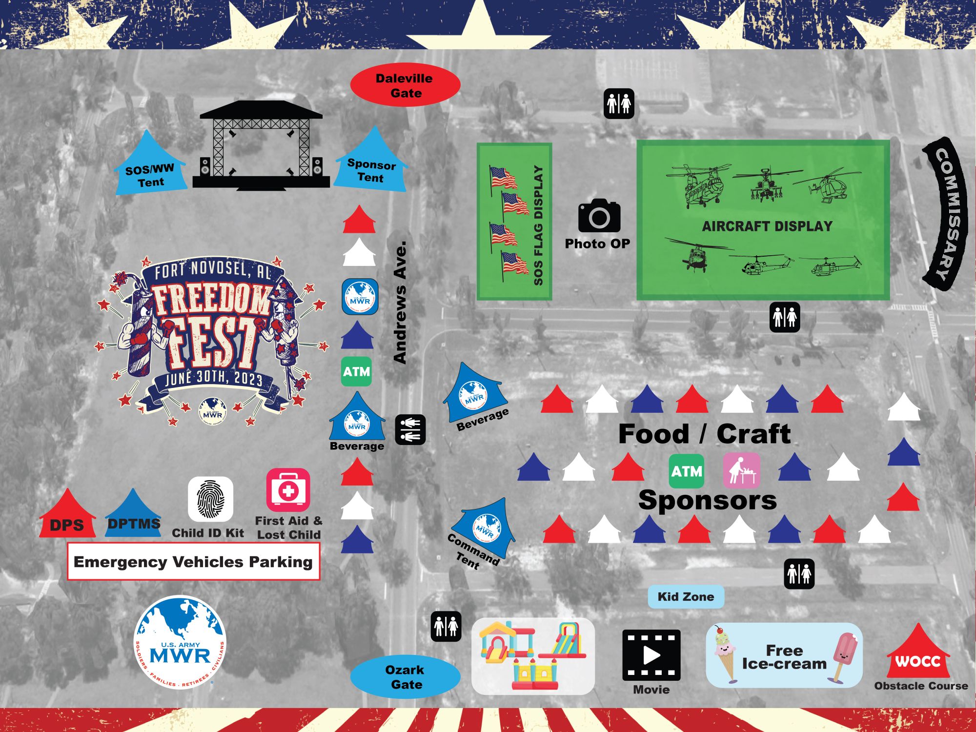 Freedom Fest 2023 Ft. Novosel US Army MWR