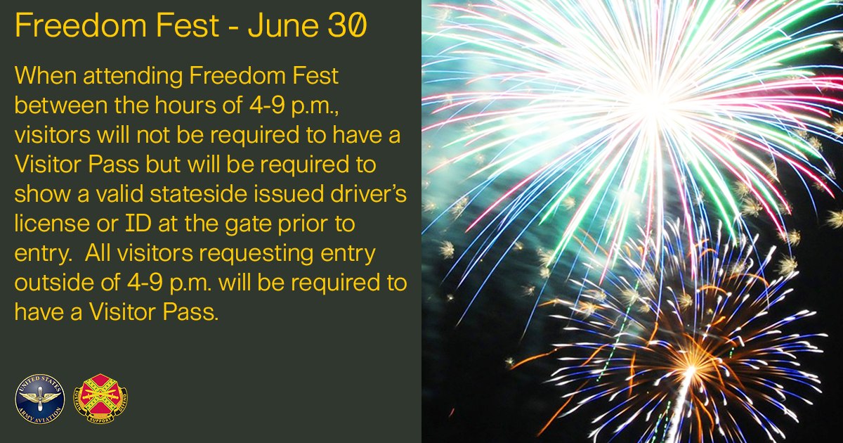Freedom Fest 2023 Ft. Novosel US Army MWR